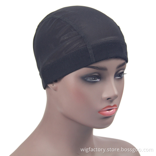 Hot Sale Black Mesh wig cap lace, weaving wig cap, mesh dome caps for making wigs